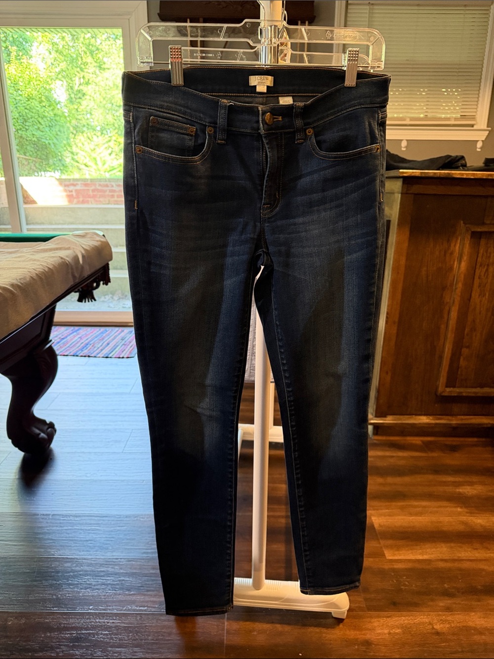 J. Crew Stretch Skinny Jeans in Dark Indigo